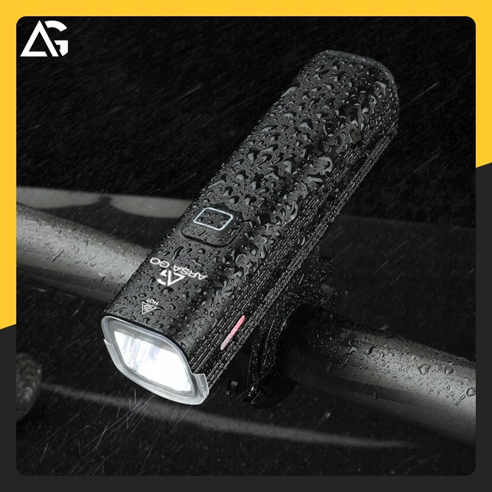 Arsa Go PRIEKINIS GALINIS DVIRAČIO LEMPAS LED PRIEKINIS GALINIS ĮKRAUJAMAS ŠVIETAS 2x USB