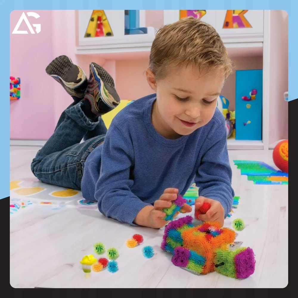 ARSA GO VELCRO CAP SPALVOTOS KŪRYBINĖS BLOKAS 1000 MEGA DIDELIS XXL RINKINYS VAIKAMS