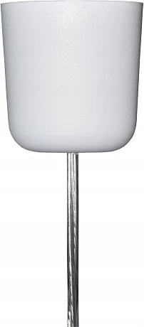 Pakabinamas šviestuvas Art Abazur LAMPA WISZĄCA ABAŻUR WALEC PILKA GROSZKI 40H24 E27