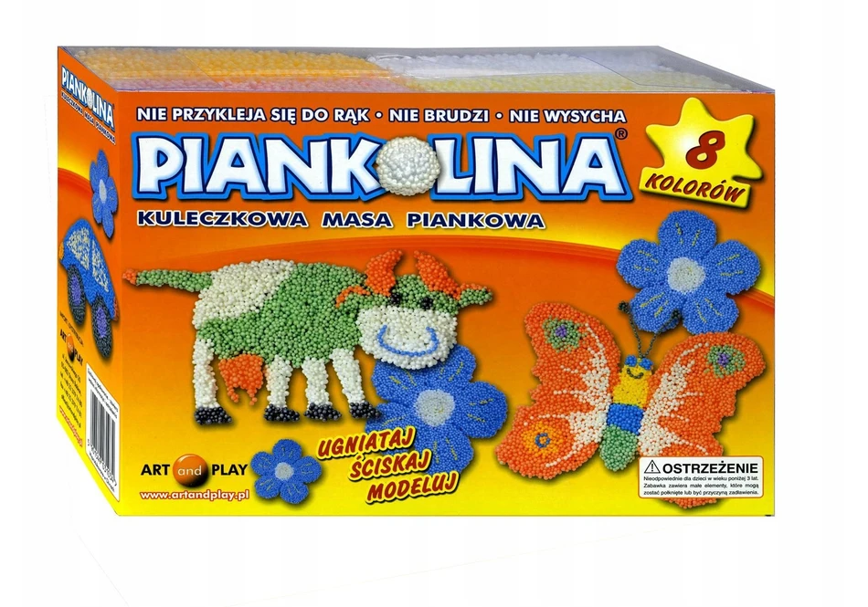 Art And Play Vaikiškas Plastilinas-Putas 8 Spalvos