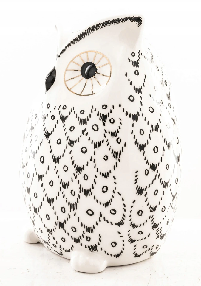 Art SKARBONKA FIGURKA SOWA CERAMIKA 13x9x8,5 141507
