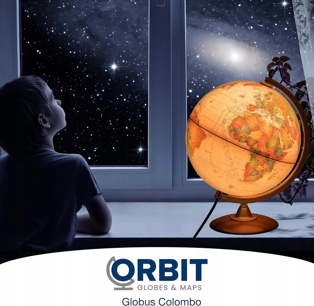 Artglob INTERKART GLOBUS PODŚWIETLANY LED J. NIEMIECKI