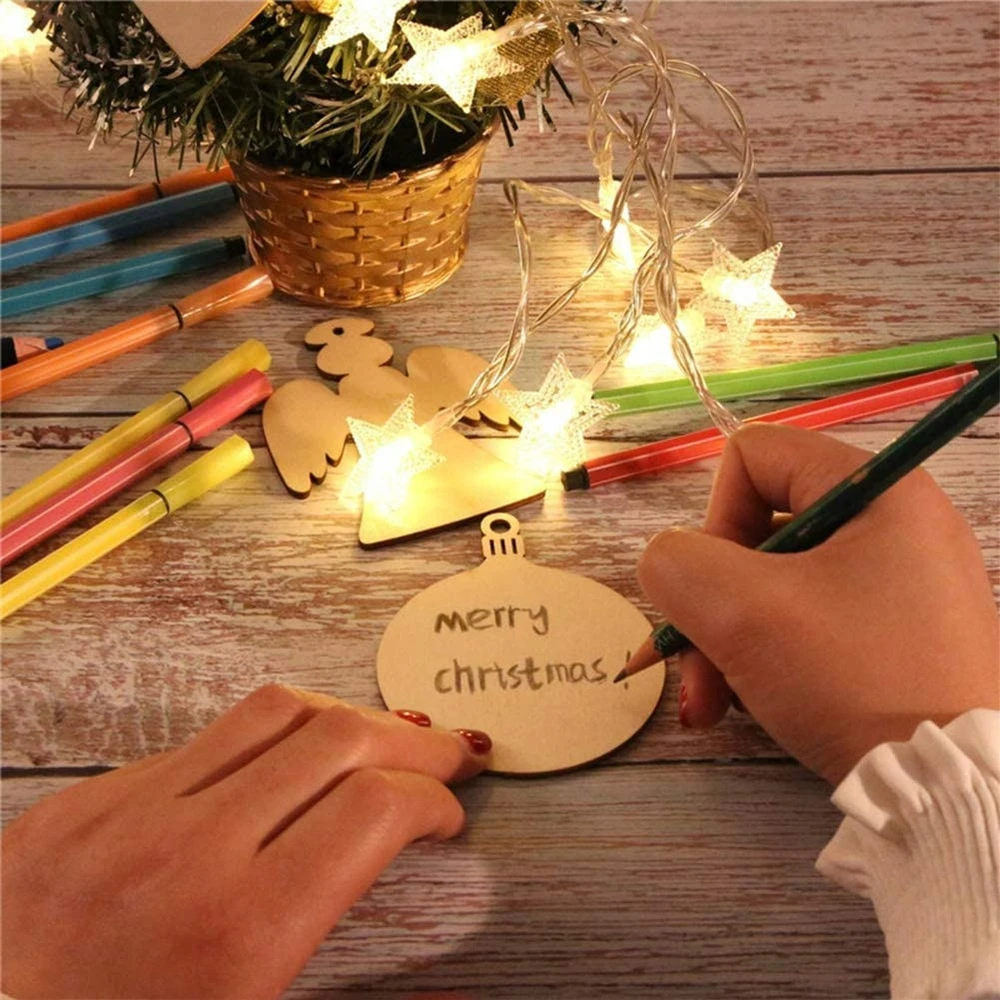 Artmaker MEDINIŲ PAKABUKŲ DAŽYMO BAUBLIAI + DIY DAŽAI