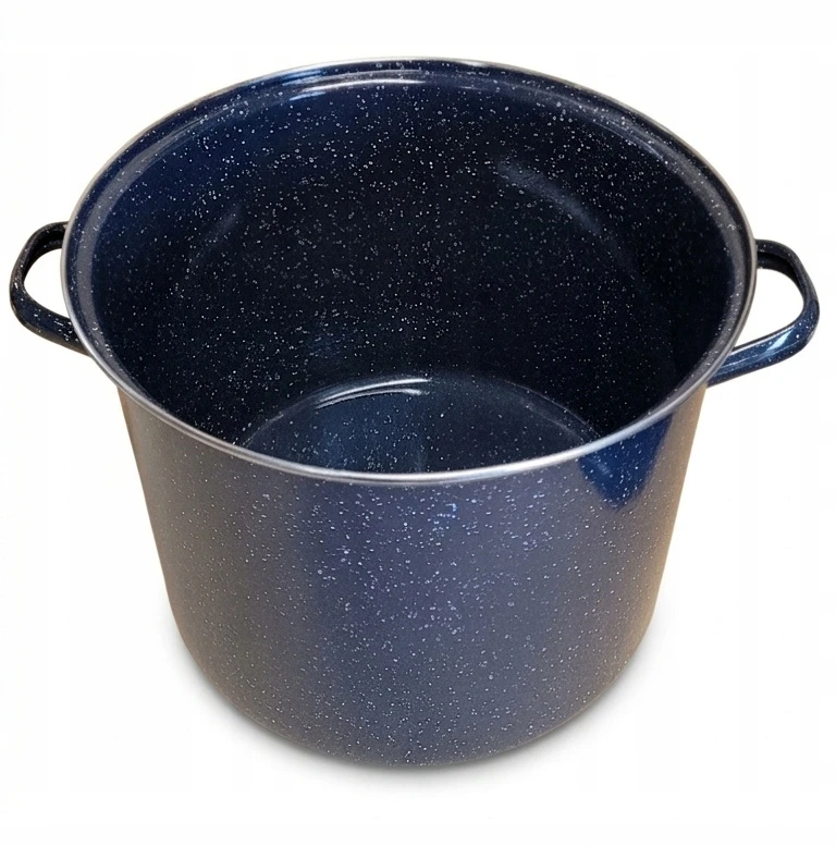 Artnik Emaliuotas puodas su dangteliu, 30L, didelis metalinis apvadas