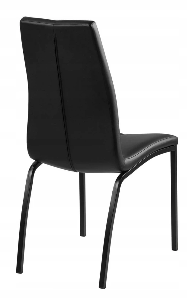 Artpro ELEGANTIJOS JUODOS KĖDĖS, METALINĖS, AUKŠTA NUGARA, VIRTUVEI, VALGOMUI