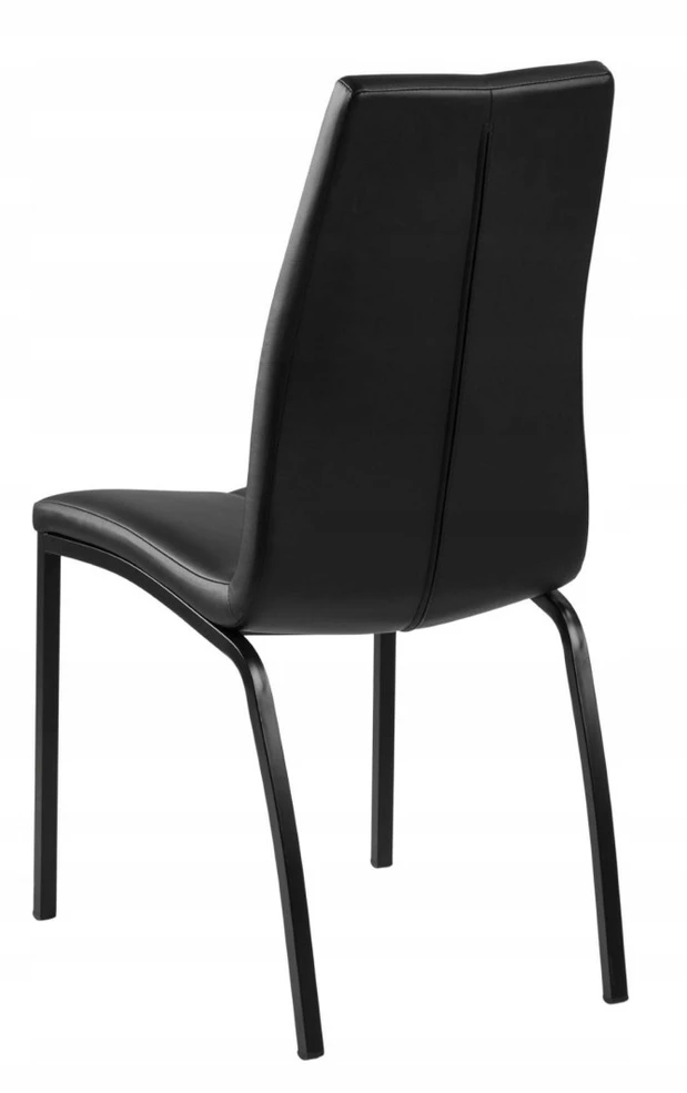 Artpro ELEGANTIJOS JUODOS KĖDĖS, METALINĖS, AUKŠTA NUGARA, VIRTUVEI, VALGOMUI