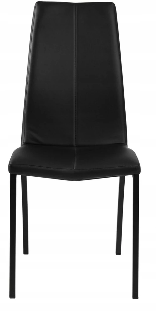 Artpro ELEGANTIJOS JUODOS KĖDĖS, METALINĖS, AUKŠTA NUGARA, VIRTUVEI, VALGOMUI