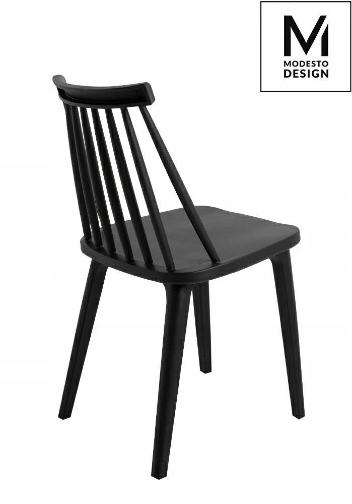 Artpro JUODOS RETRO LOFTOS KĖDĖS, PLASTIKOS, PLASTIKOS, VALGOMUI, ILGUS