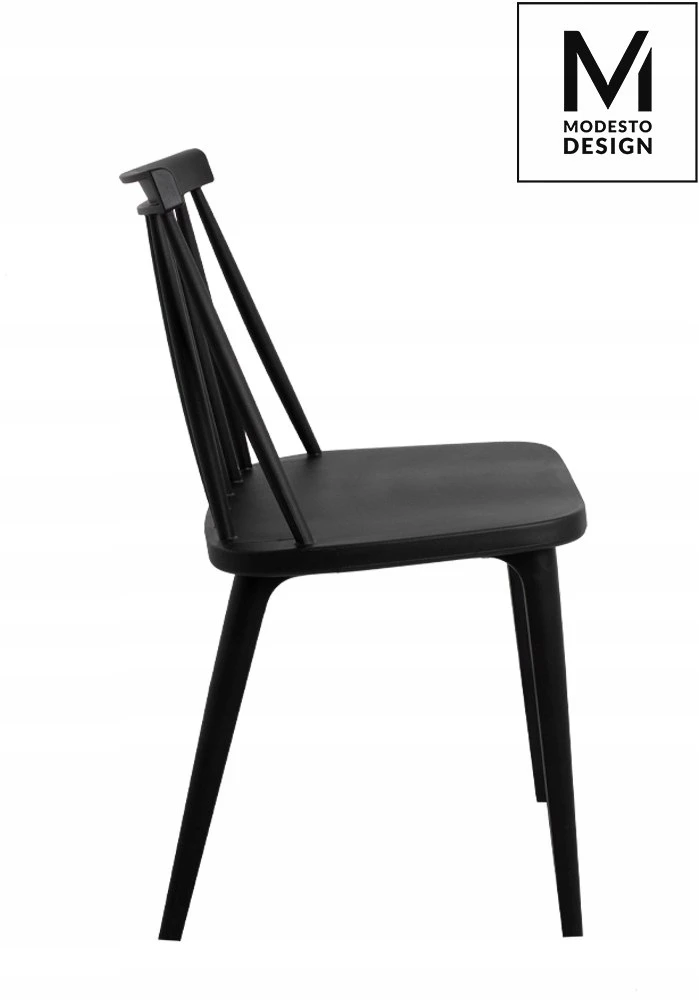 Artpro JUODOS RETRO LOFTOS KĖDĖS, PLASTIKOS, PLASTIKOS, VALGOMUI, ILGUS