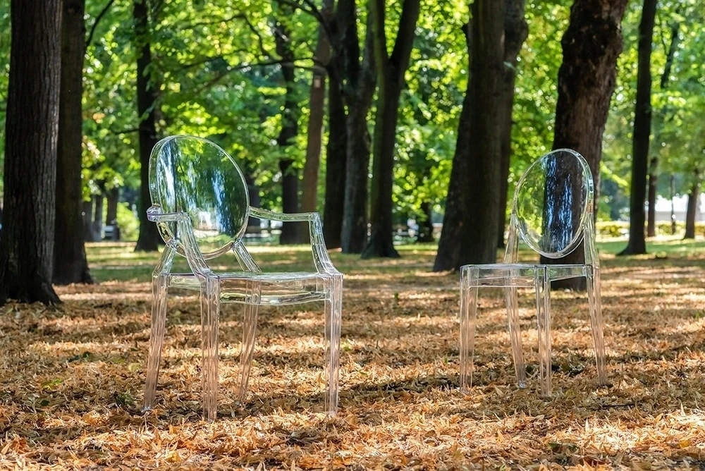 ArtPro SKAIDRI BALTA VALGOMO KĖDĖ, ELEGANTINGA, MODERNA, VĖDUOKLIS