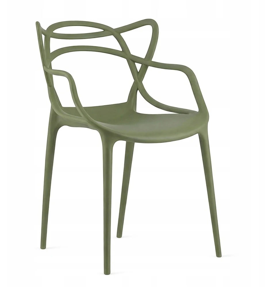 Artseries Ažūrinė Modern Olive LOFT virtuvės kėdė Home Kitchen Bistro UV