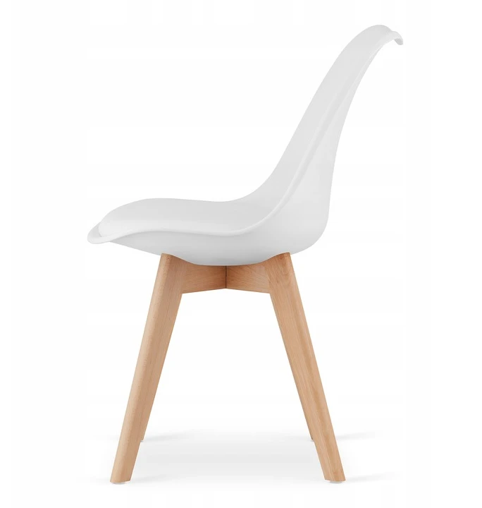 Artseries Balta skandinaviška kėdė su Provanso pagalvėle PREMIUM Kitchen Living Room