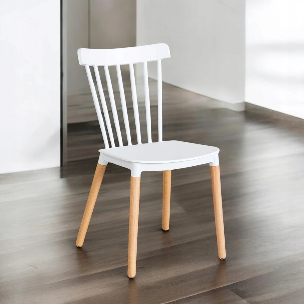 Artseries Skandinaviška ažūrinė valgomojo kėdė Balta LOFT For Hotel Home Bistro