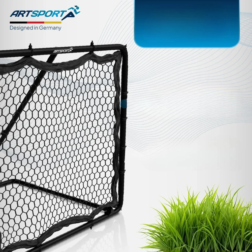 Juskys Artsport Futbolo atmušimo treniruoklis Power Pass 100x100x97 cm juodas