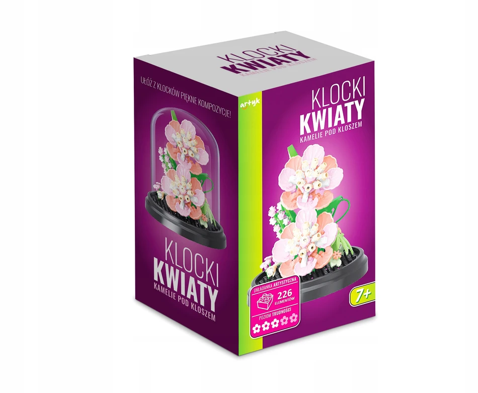Artyk GĖLIŲ KALULAI - KAMELIJAS PO UŽDARYTA 226 ELEMENTAI.