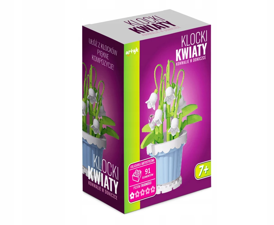 Artyk Konstrukciniai blokeliai "konvalijos vazone", 91 detalė