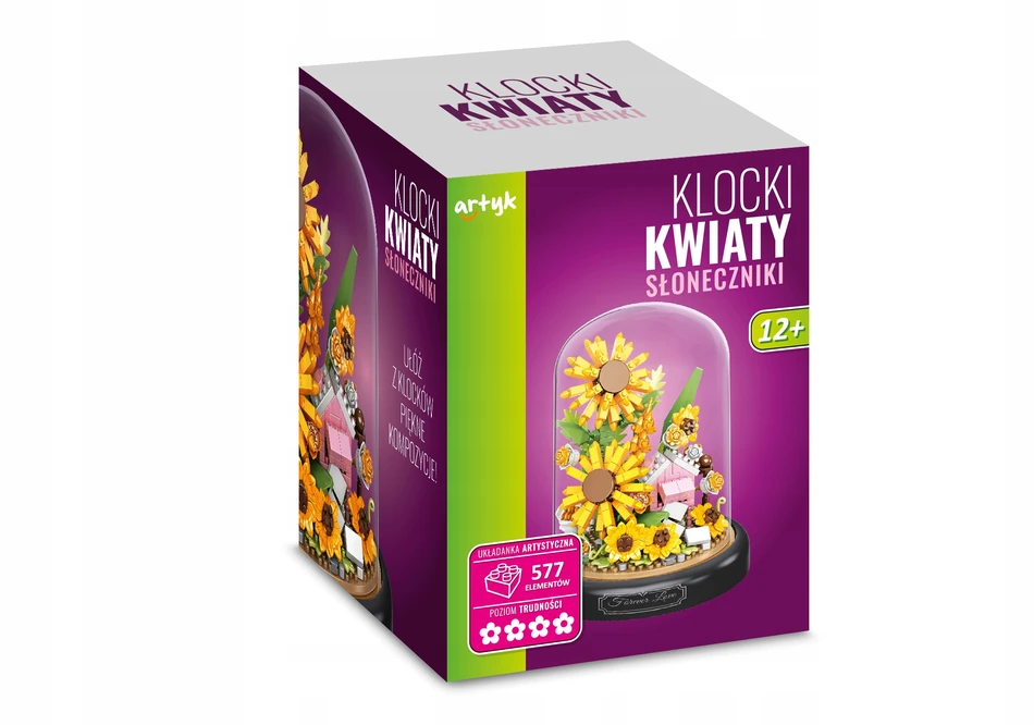Artyk Konstrukciniai blokeliai "saulėgrąžos" po kupolu, 557 dalys