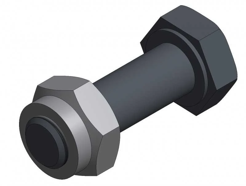 Ašelė ir varžtas Kaufmann Topline staklėms detalės Nr. 9+10