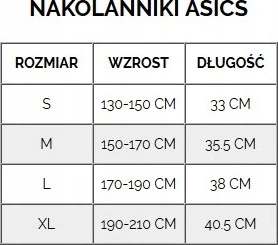 Asics Basic Kneepad L tinklinio kamuolio kelio įtvarai