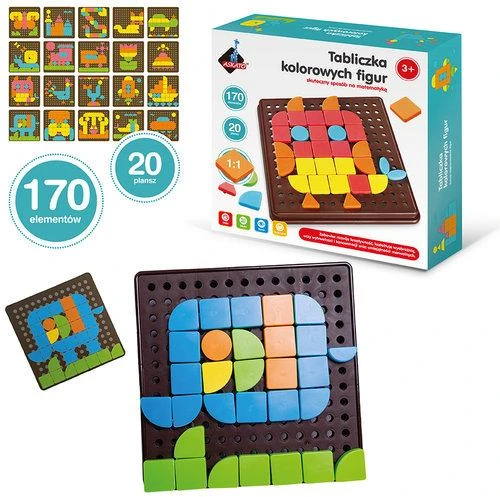 Askato Geometrinė mozaika 170 detalių vaikams