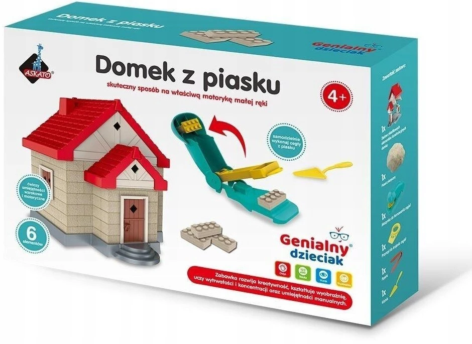 ASKATO kūrybinis rinkinys Brilliant Kid Sand House 127729
