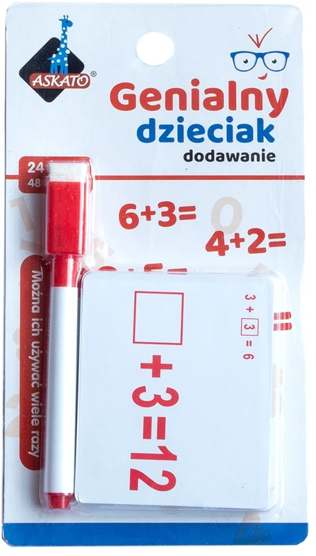 Askato Matematikos mokymosi kortelės vaikams
