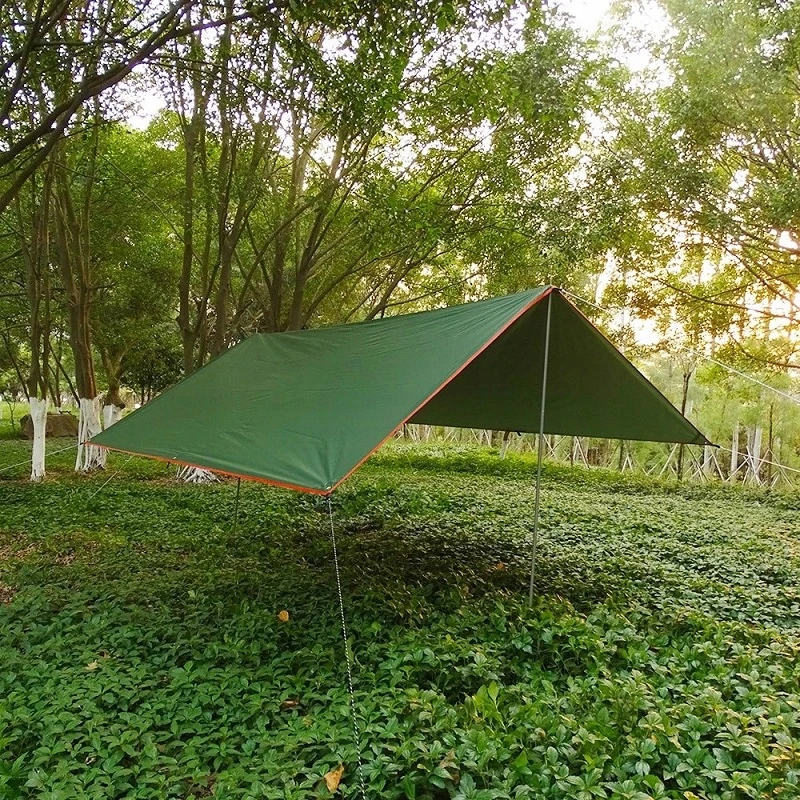 ASMAT TARP vandeniui atsparūs TERMINIAI KEMPINGŲ LAKŠTAI 3X3 m SAULĖS BURĖ