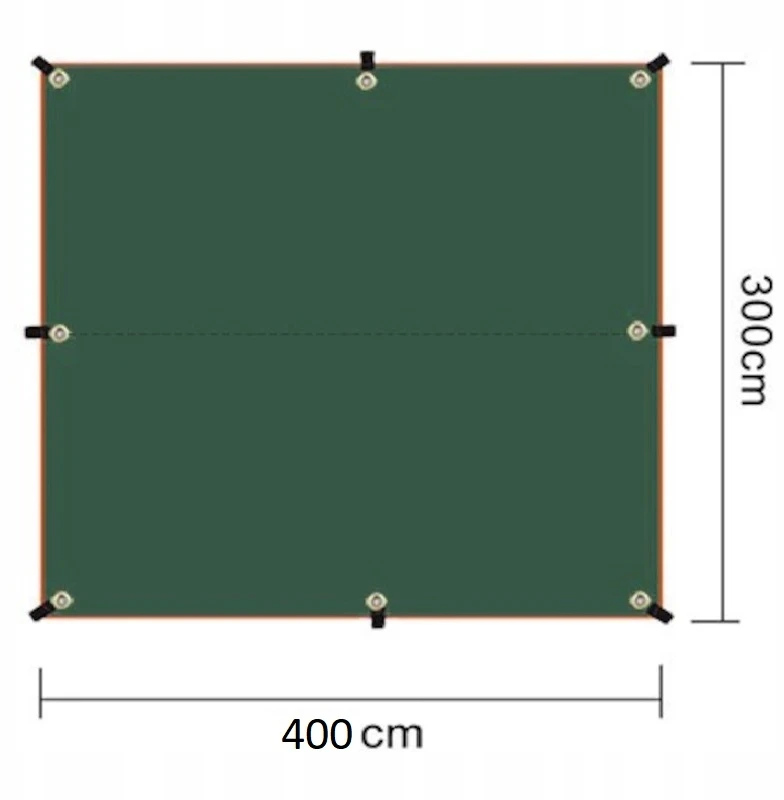 ASMAT TARP vandeniui atsparūs TERMINIAI KEMPINGŲ LAKŠTAI 3X4 m SAULĖS BURĖ