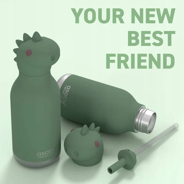 Asobu Bestie Dinozaur 460 ml žalia