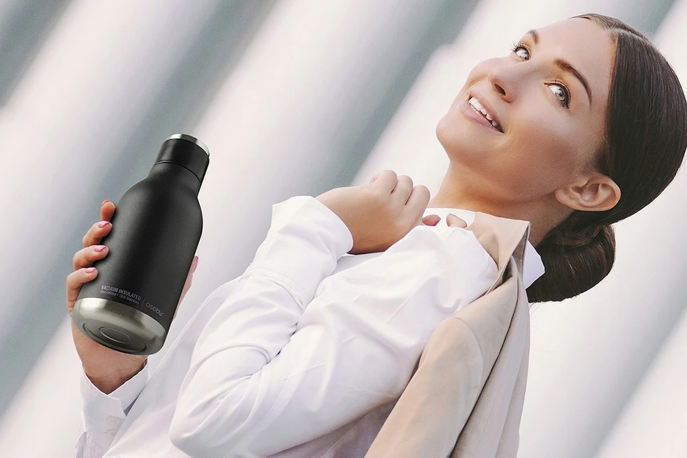 Asobu Urban 460ml Termo Butelis - Stilingas ir Ilgai Išlaikantis Šilumą