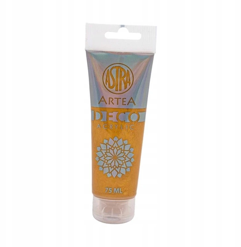 Astra Deco Artea akriliniai dažai 75ml, metalo aukso