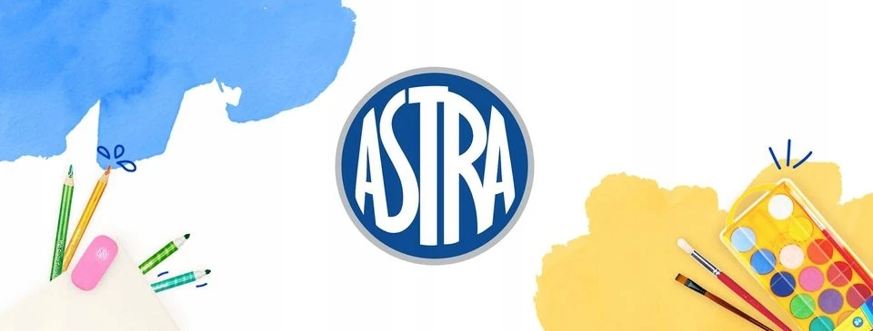 Astra dvipusės spalvotos kreidelės, 12 vnt. (24 spalvos)