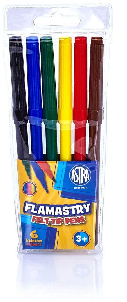 Astra Flamastry, 6 kolorów (202179)