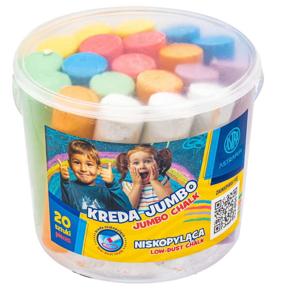 ASTRA KELIŲ KREIDA 20 vnt. JUMBO KIBIRE