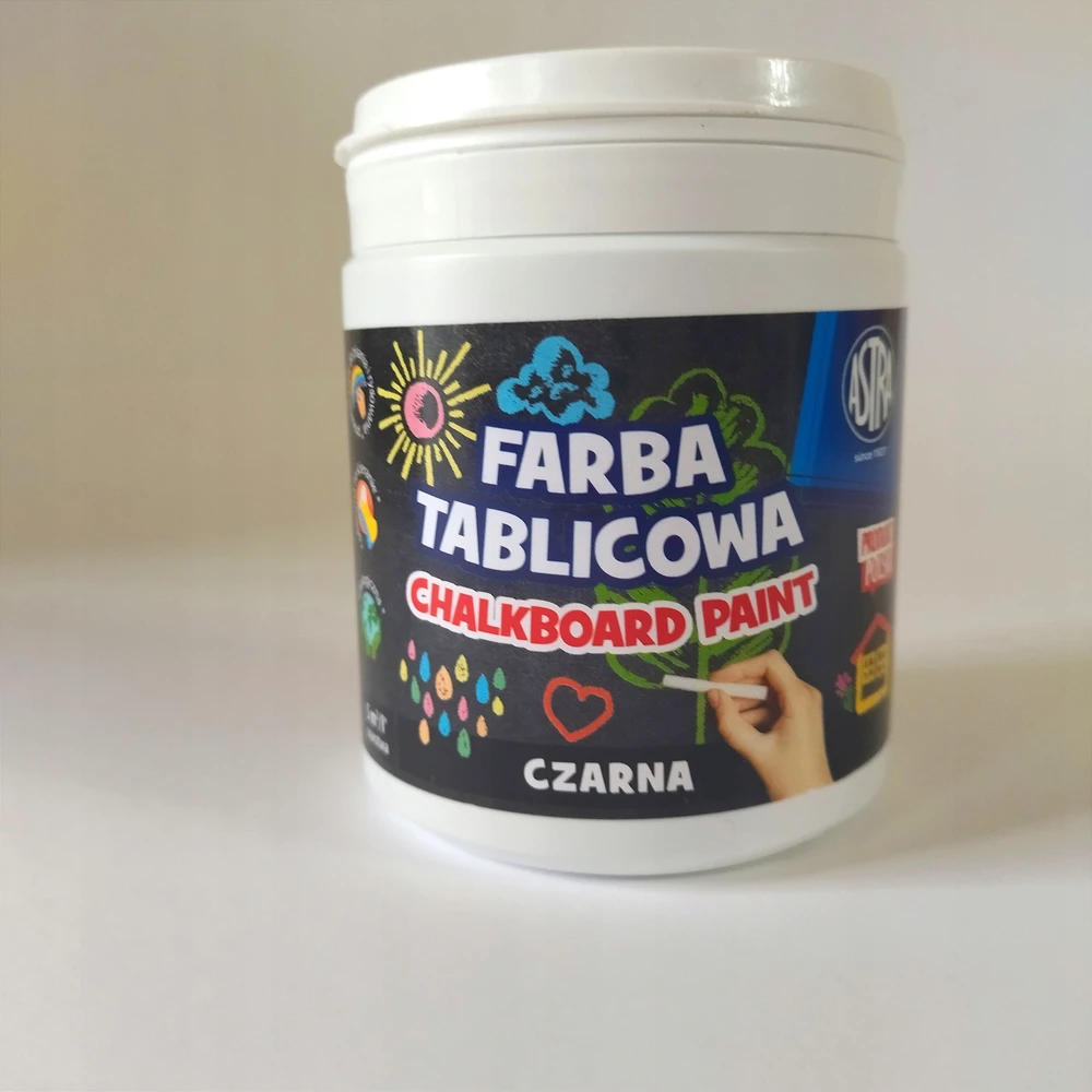 Astra Kreidiniai dažai 250 ml - juodi