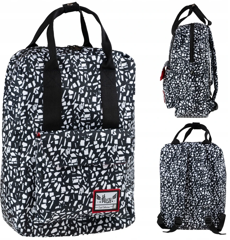 Astra Laisvalaikio kuprinė Hash HS-338, 13l, juoda/balta