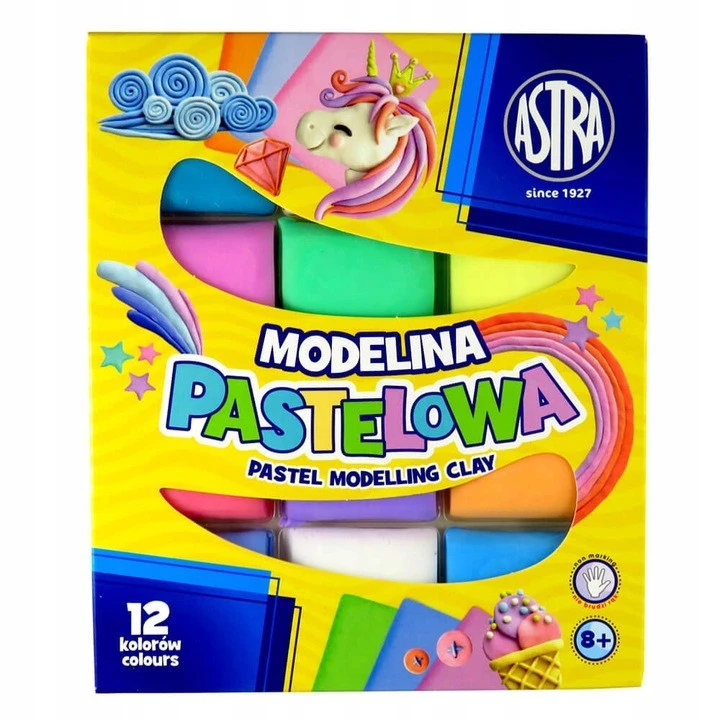 Astra modelinas: 24 spalvos (bazinis + pastelinis)