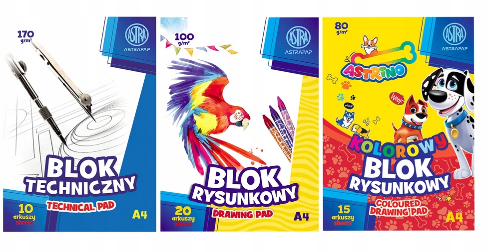 Astra mokyklinė dailės reikmenų rinkinys, 17 vnt.