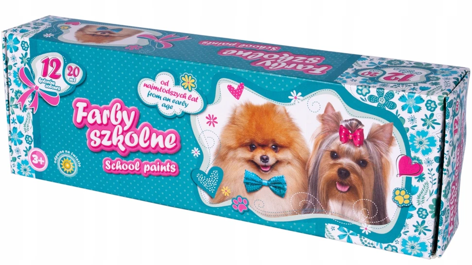 Astra mokykliniai dažai 12 spalvų x 20 ml