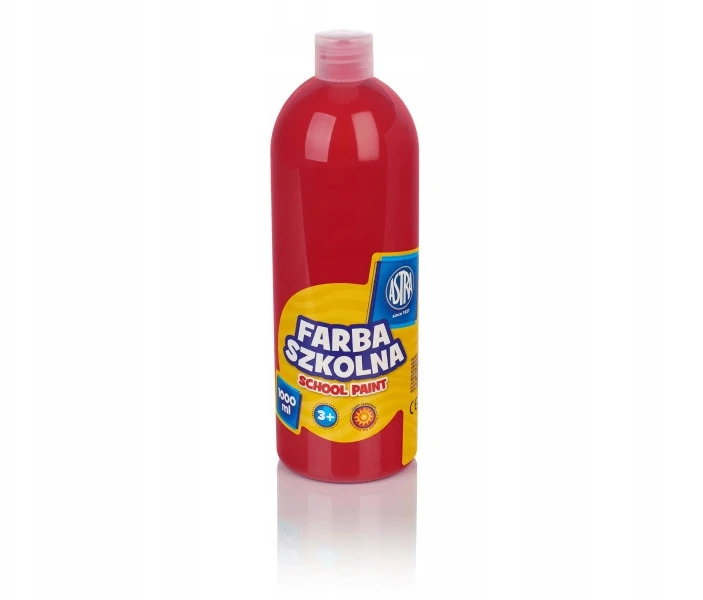 Astra mokykliniai dažai, balti, 1000ml