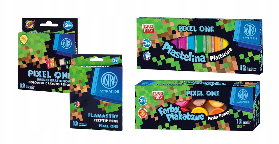 Astra Mokyklinis rinkinys Pixel One, L dydis, 20 elementų