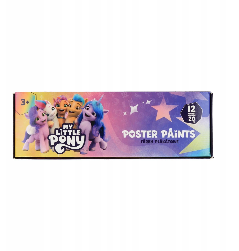 Astra My Little Pony plakatiniai dažai, 12 spalvų, 20 ml