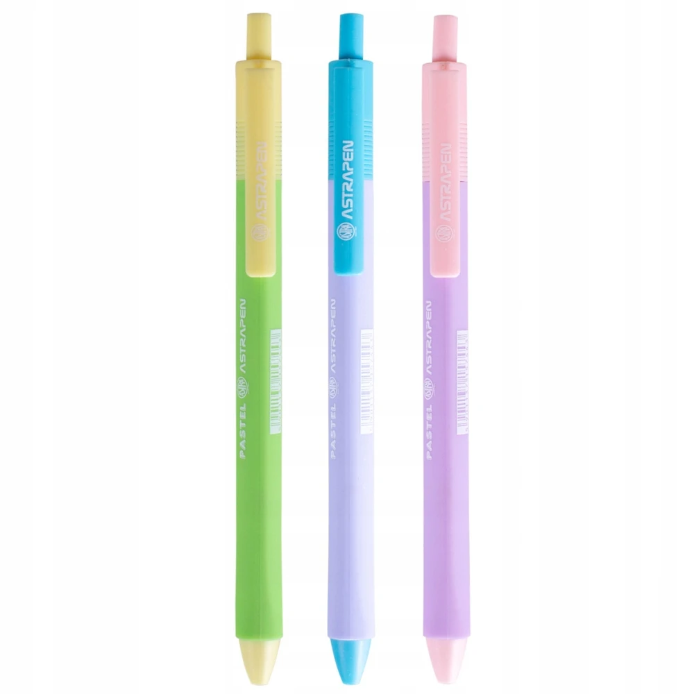 Astra Pen Pastel automatinis rašiklis, 0.6mm, mėlynas rašalas, pastelinis