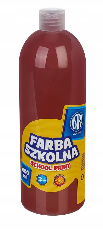 Astra plakatiniai dažai, 1l, rudi