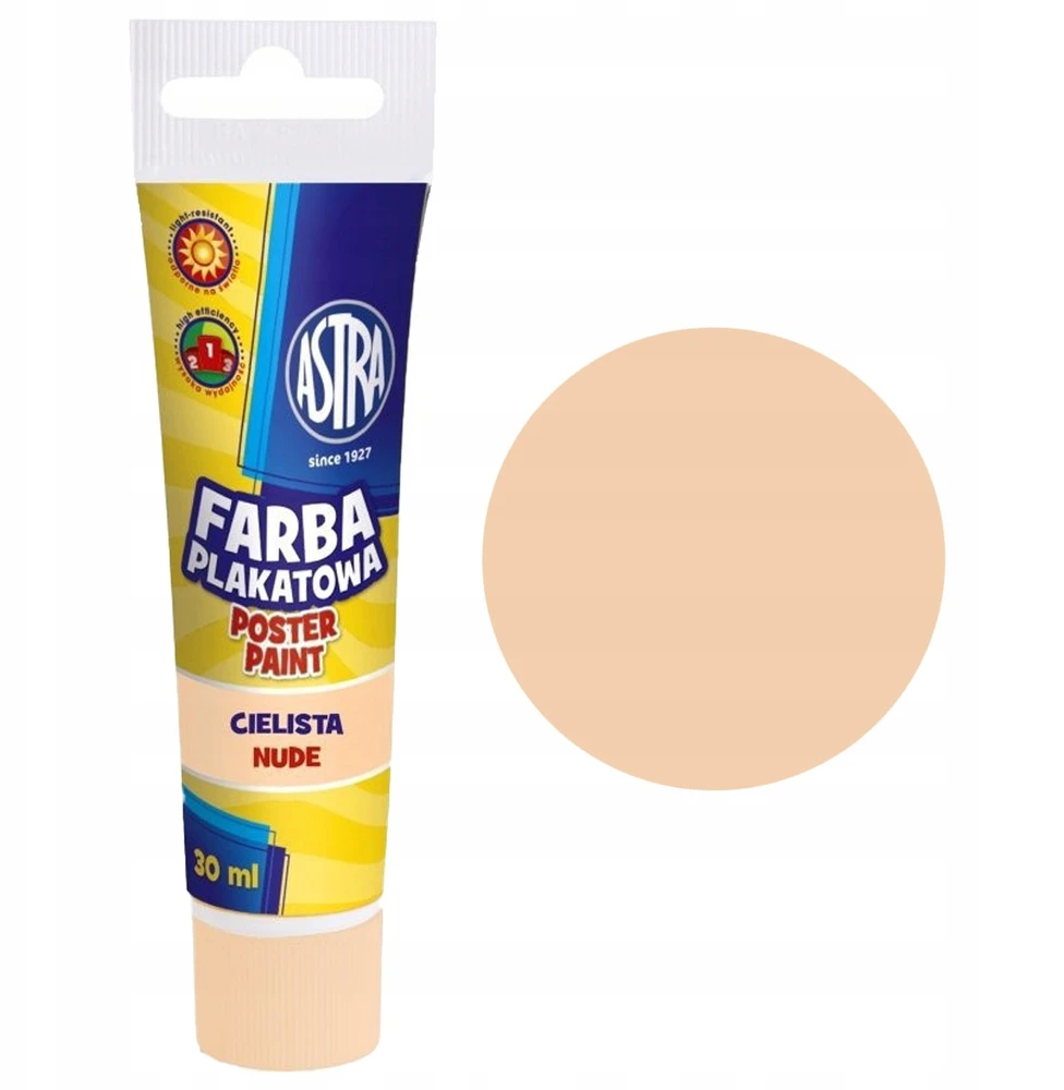 Astra plakatiniai dažai, 30 ml, odos spalvos