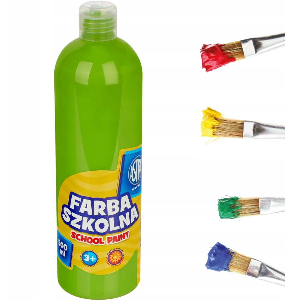Astra plakatiniai dažai 500ml, citrinos spalvos
