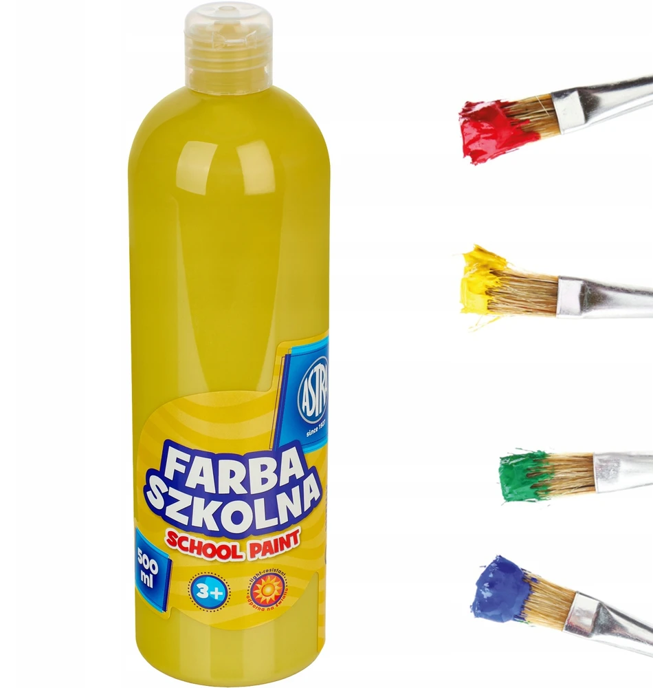 Astra plakatiniai dažai 500ml, geltoni