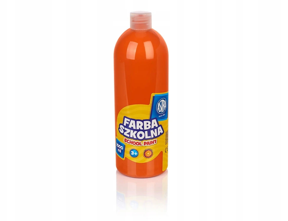 Astra plakatinių dažų 1l, oranžinės spalvos