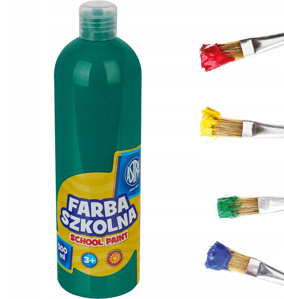 Astra plakato dažai 500 ml, smaragdo spalvos