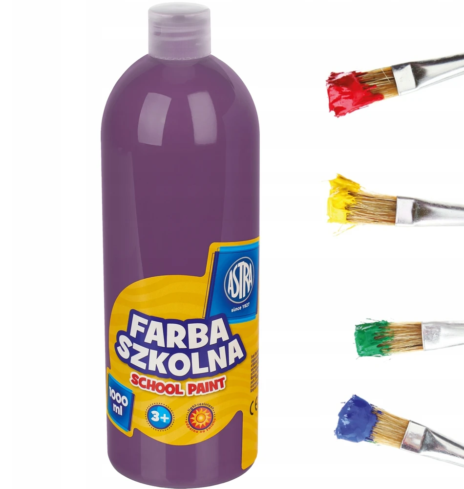 Astra Plakatų Dažai 1000ml, Violetiniai (slyviniai)